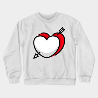 Love Heart Arrow Crewneck Sweatshirt